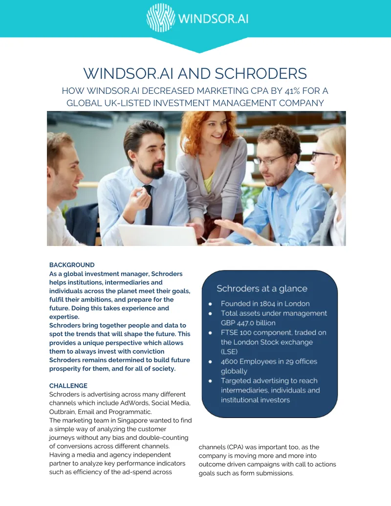 Windsor.ai Marketing CPA Reduction Case Study