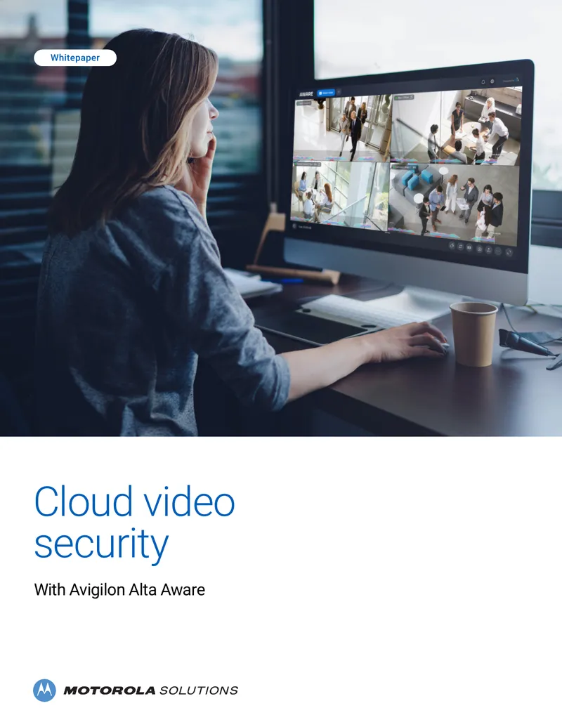 Avigilon Alta Aware Cloud Video Security Whitepaper