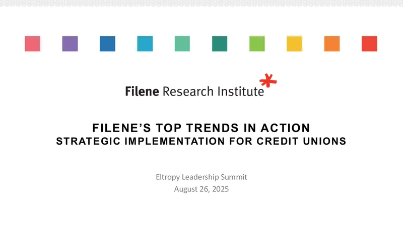 Top Ten Strategic Issues for Credit Unions