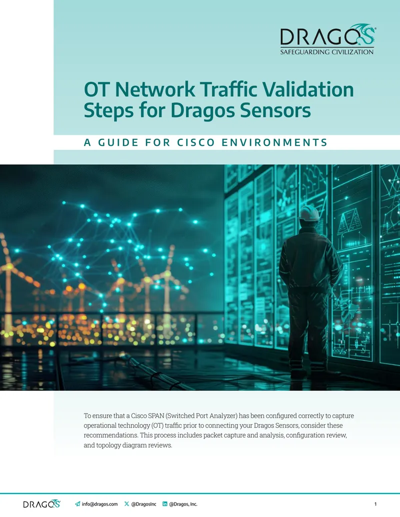 OT Network Traffic Validation Steps for Dragos Sensors
