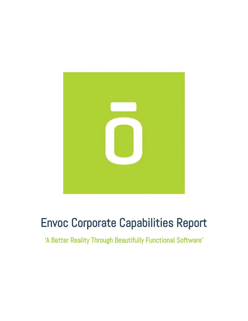 Envoc Corporate Capabilities Report