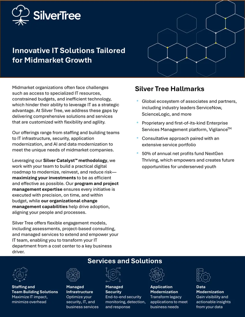 IT Solutions and Services for Midmarket Organizations