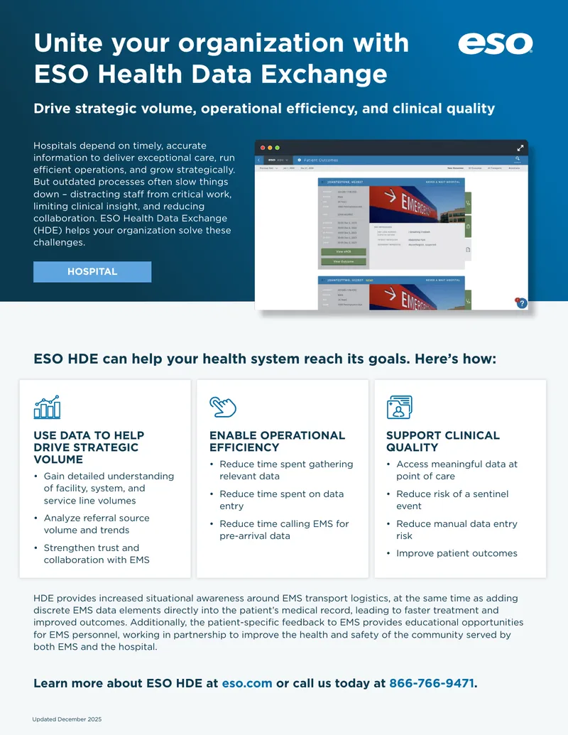 ESO Health Data Exchange Overview