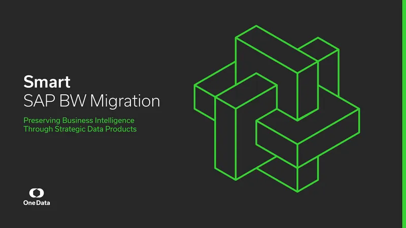 SAP BW Migration Strategy for Business Intelligence