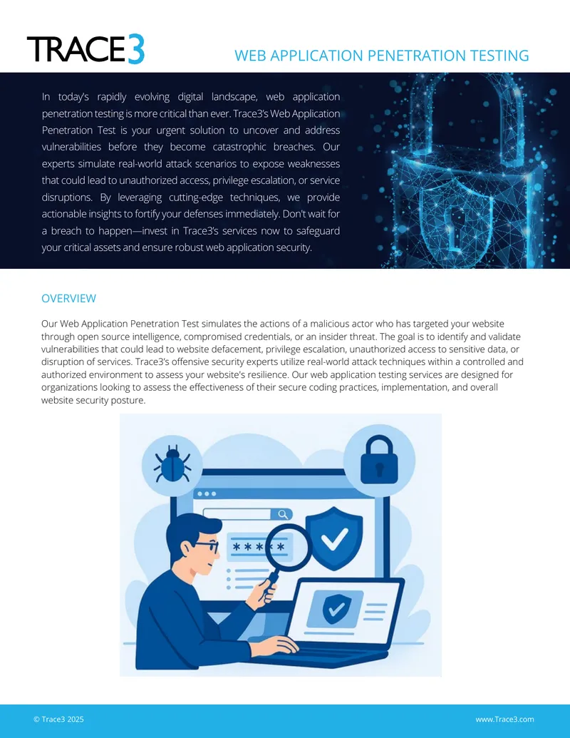 Web Application Penetration Testing Service Overview