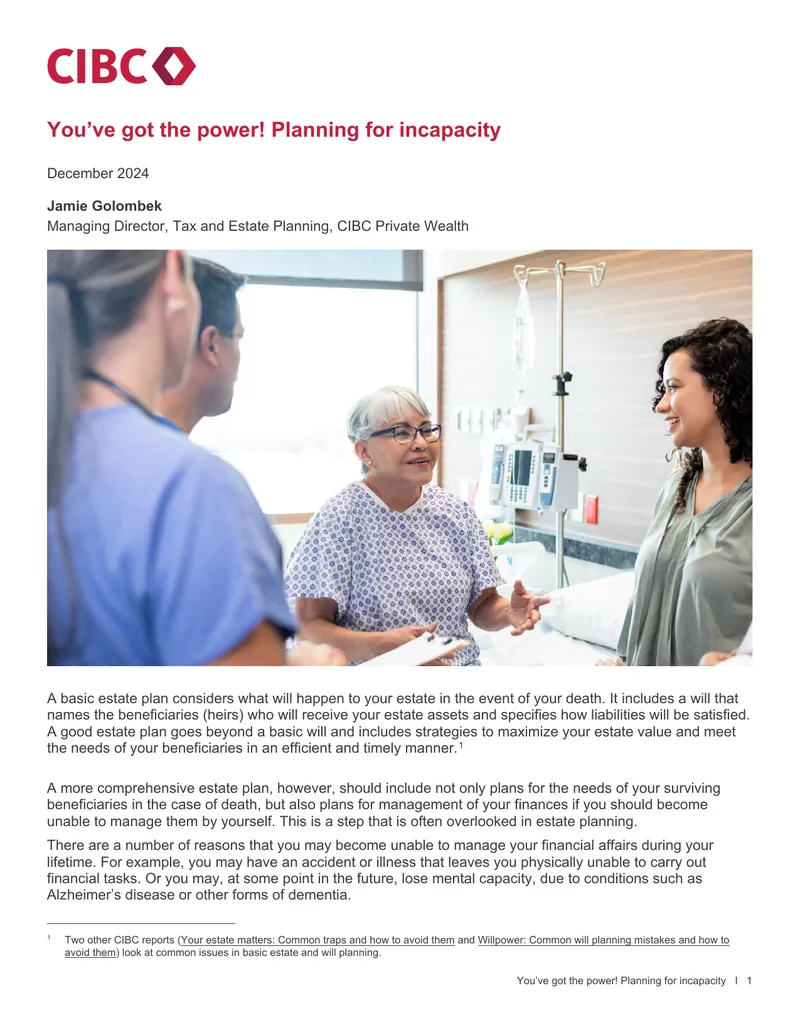 Planning for Incapacity in Estate Management