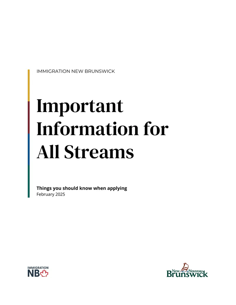 Important Information for All Streams
