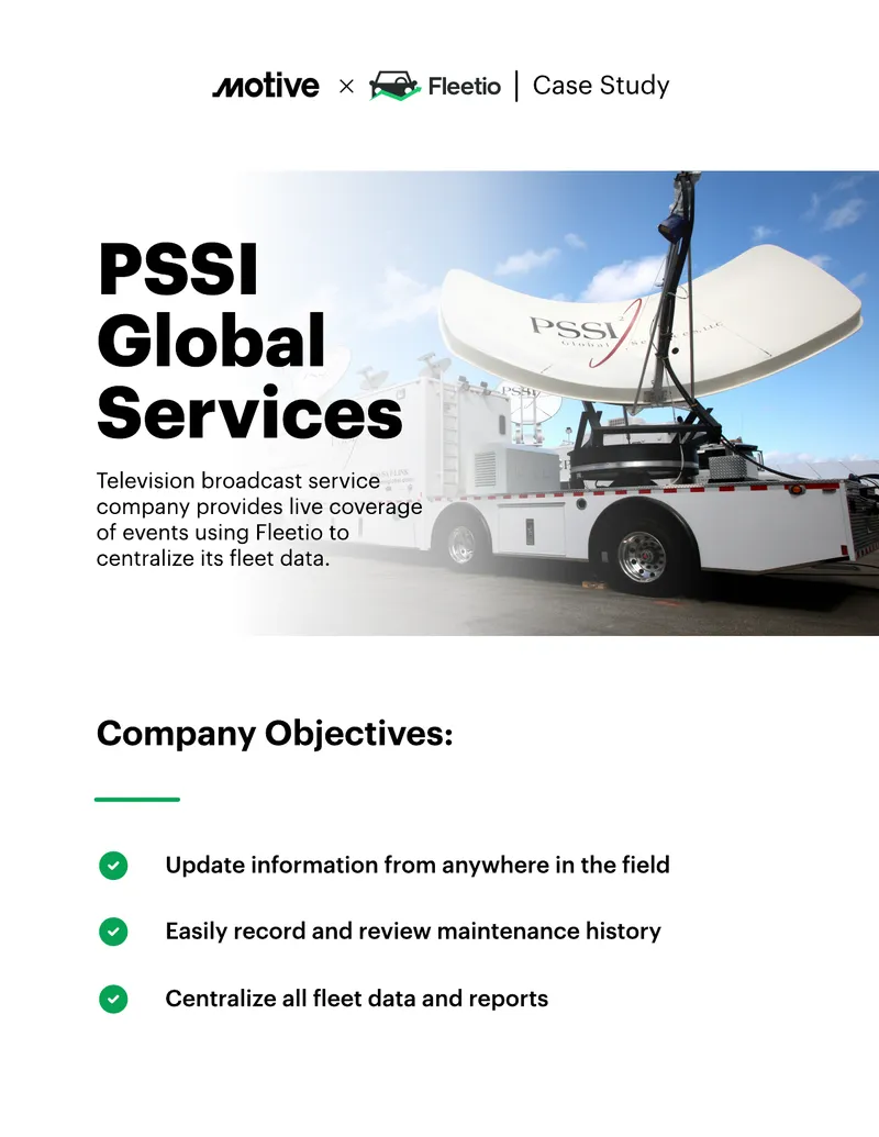 PSSI Global Services Fleet Management Case Study
