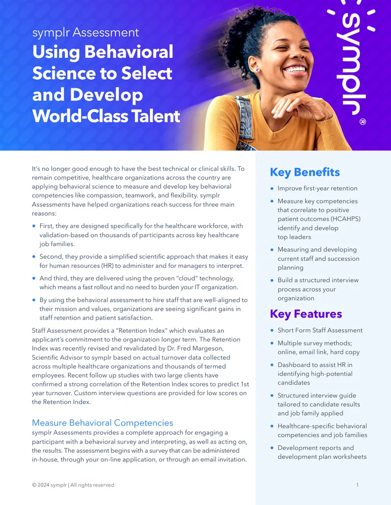 Using Behavioral Science to Select and Develop Talent