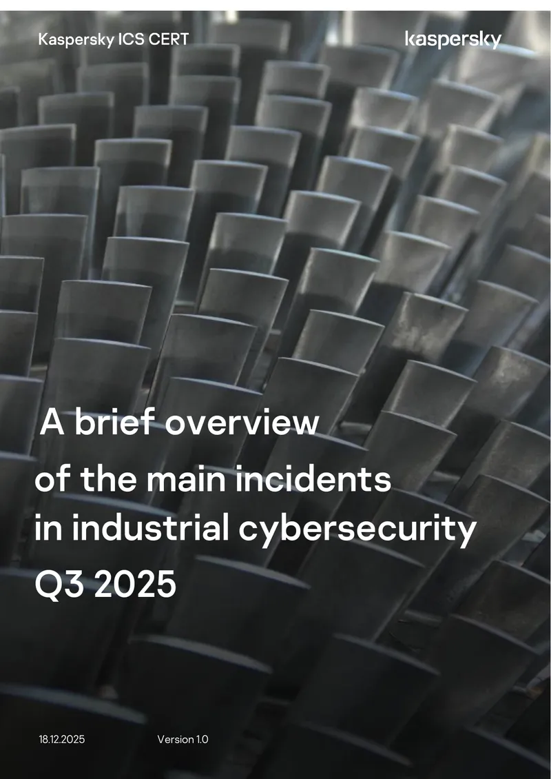 Overview of Industrial Cybersecurity Incidents Q3 2025