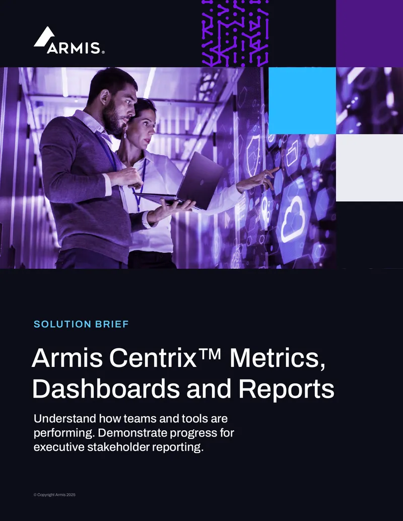 Armis Centrix Metrics and Reporting Overview