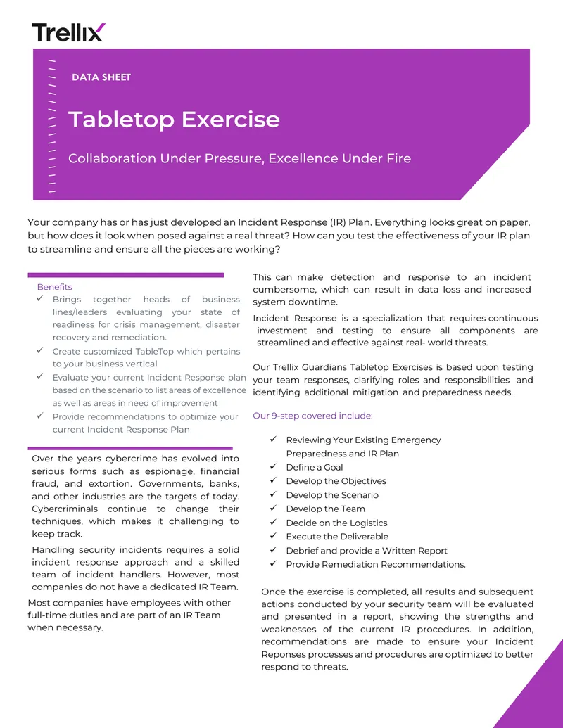 Incident Response Plan Testing and Evaluation Guide preview page 1