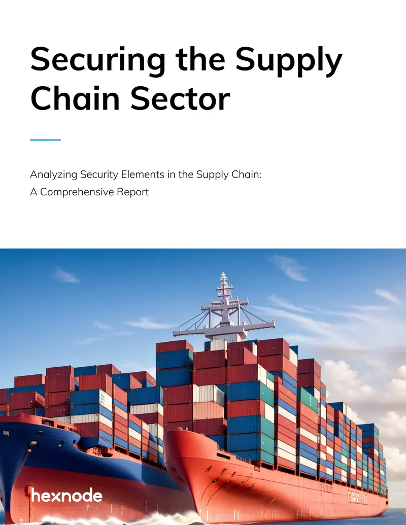 Securing the Supply Chain Sector Report