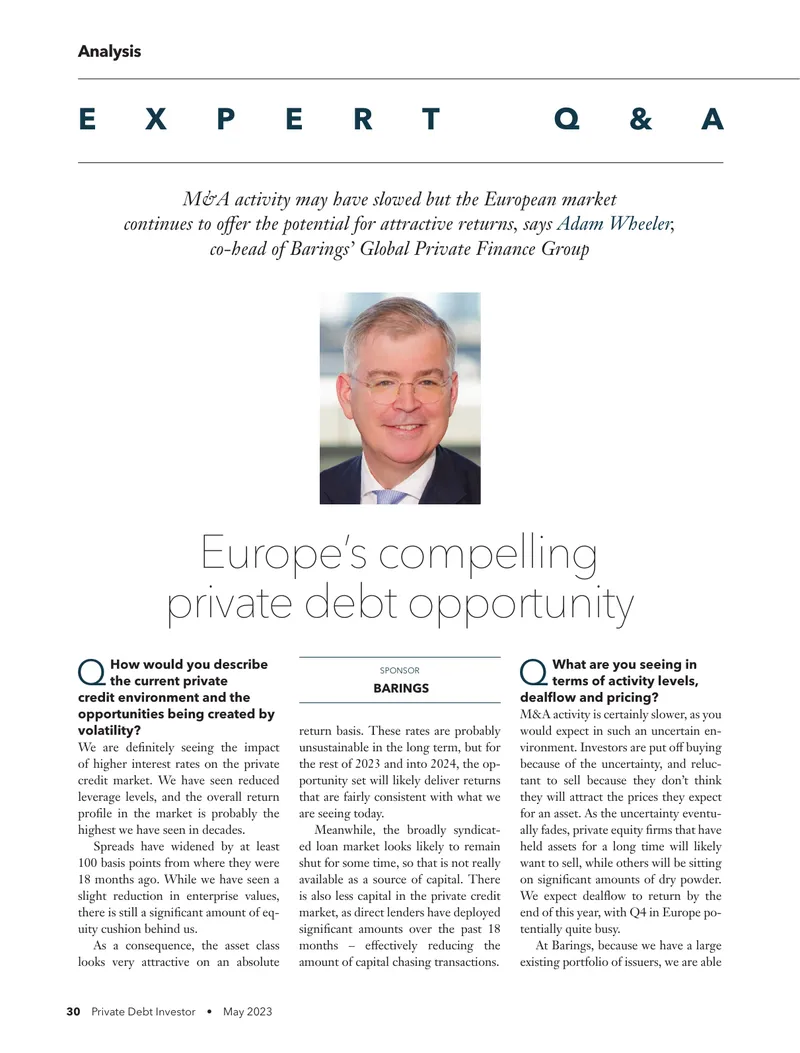 Current Trends in European Private Debt Market