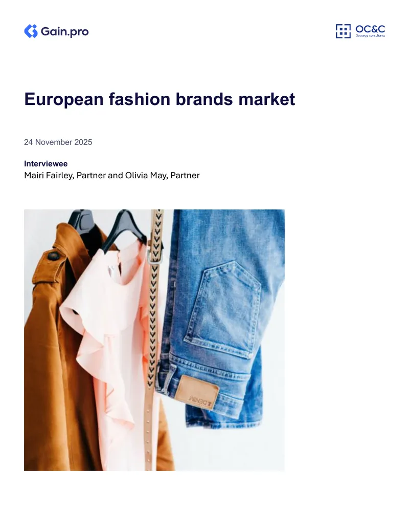 European Fashion Brands Market Analysis