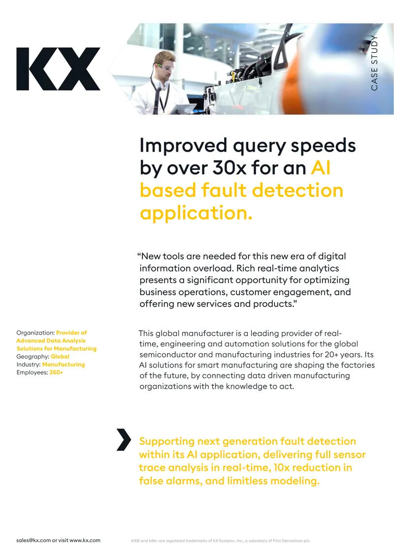 Case Study on AI-Based Fault Detection Improvements