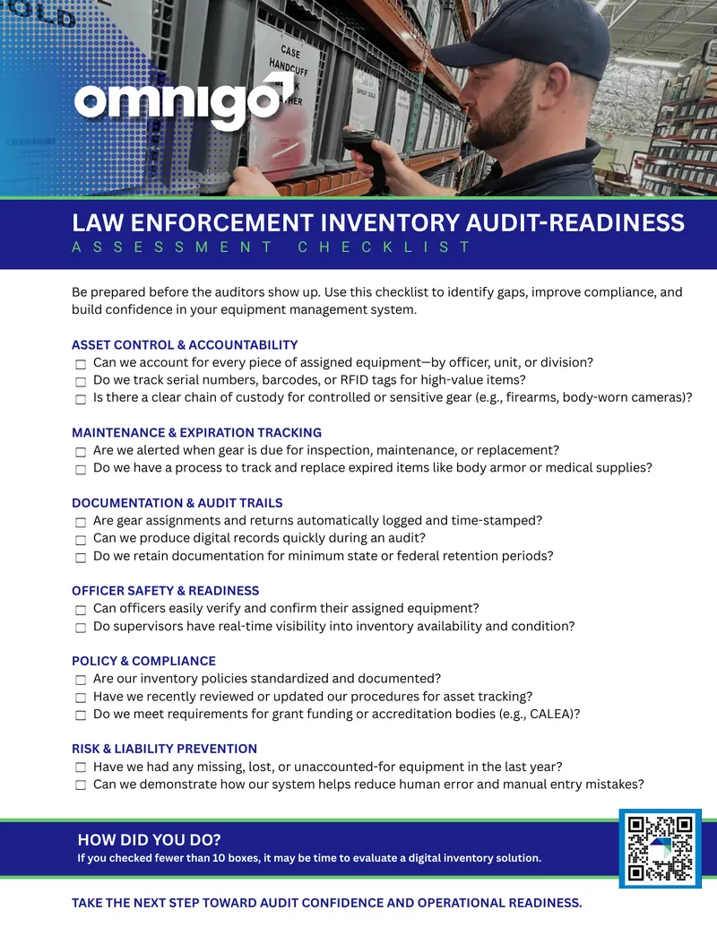 Law Enforcement Inventory Audit-Readiness Checklist