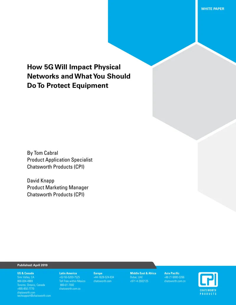 Impact of 5G on Physical Networks and Equipment Protection