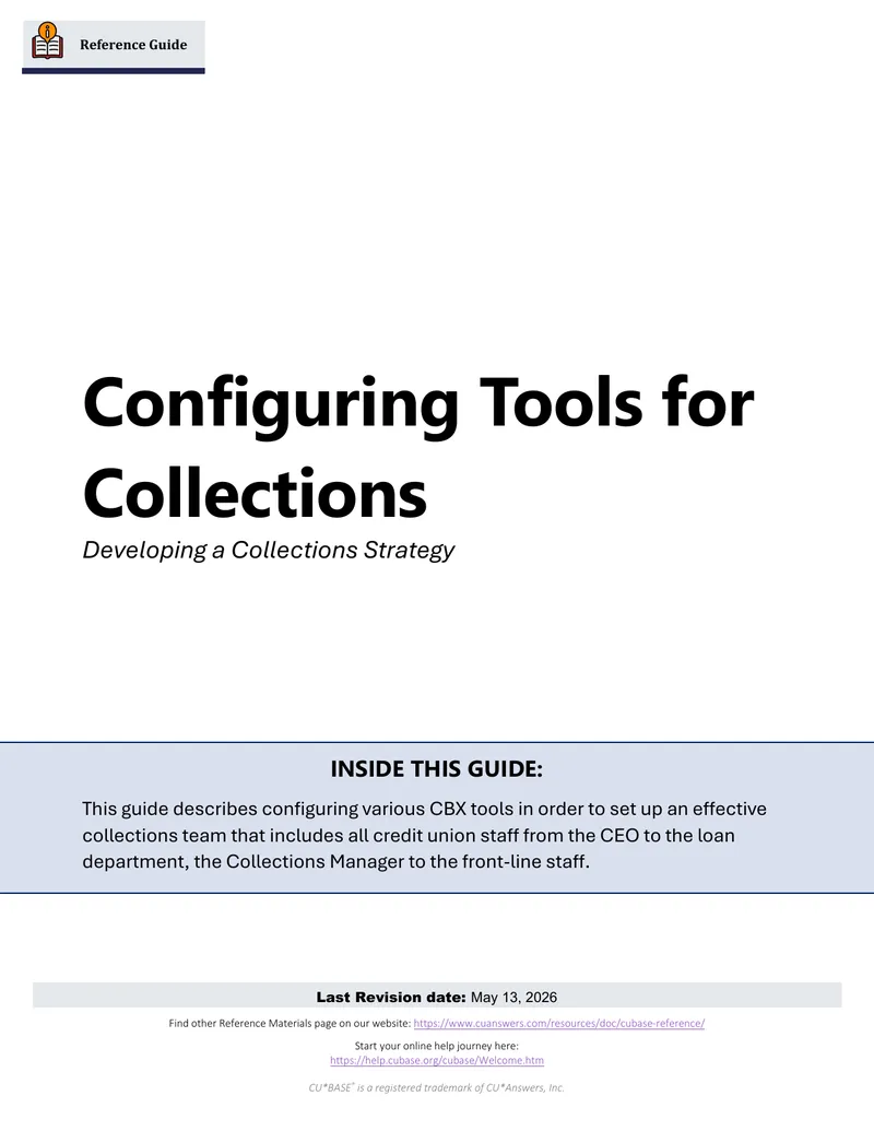 Configuring Tools for Collections Guide