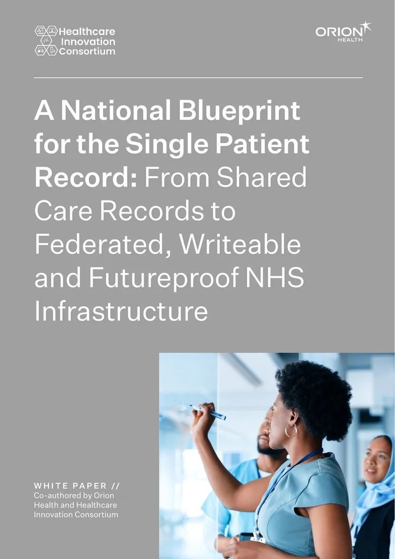 National Blueprint for the Single Patient Record