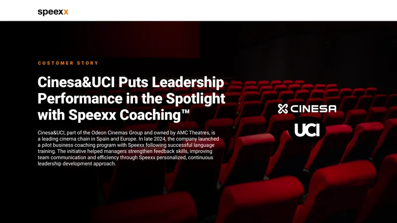 Cinesa&UCI Leadership Coaching Program Overview