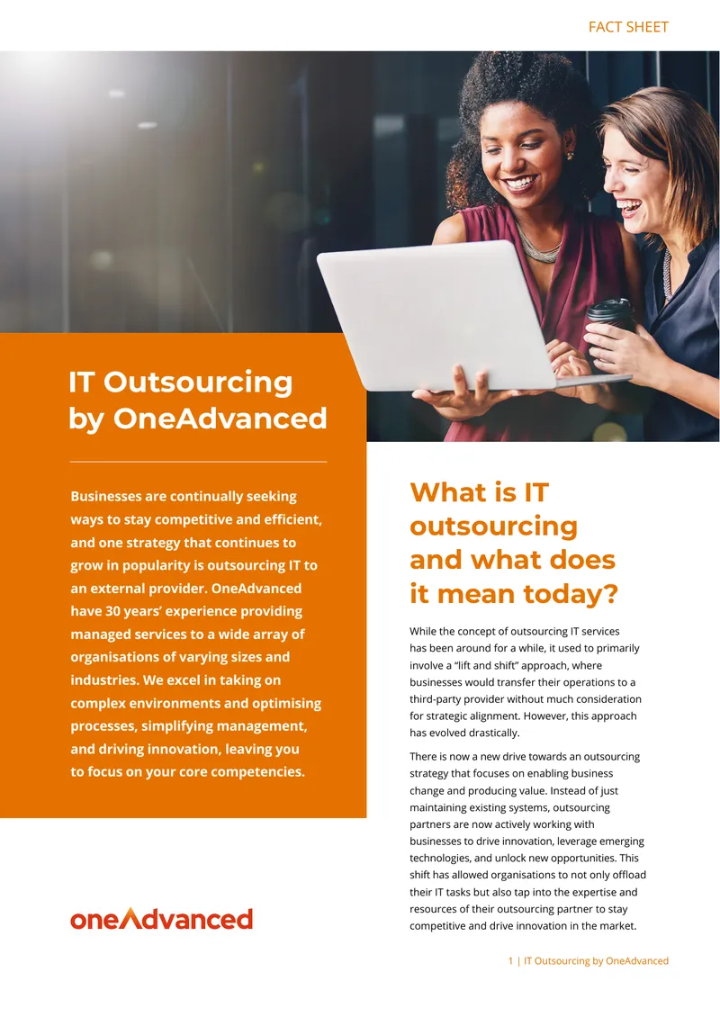IT Outsourcing Strategy and Benefits Overview