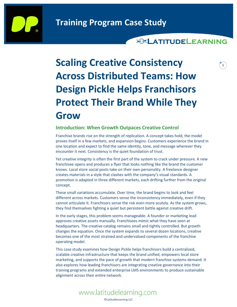 Centralized Creative Infrastructure for Franchise Brands