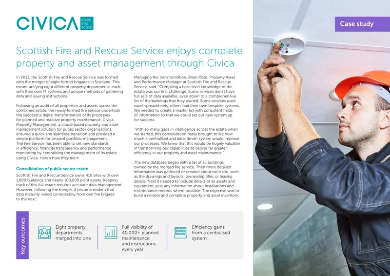 Scottish Fire and Rescue Service Property Management Case Study