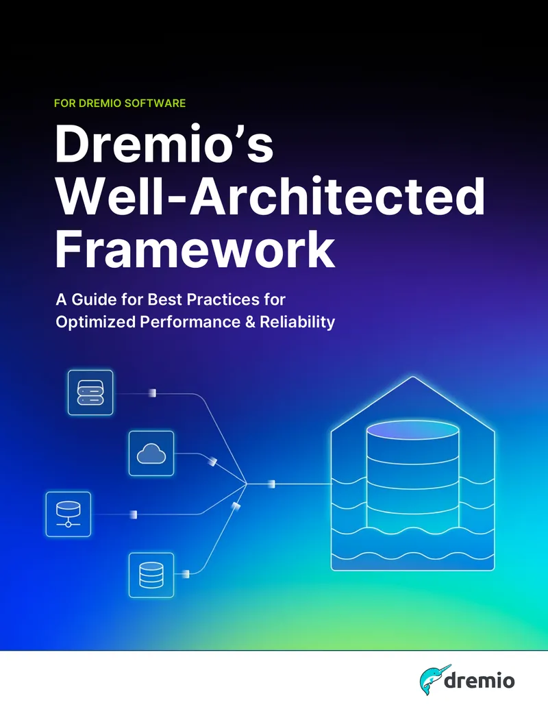 Dremio Well-Architected Framework Guide