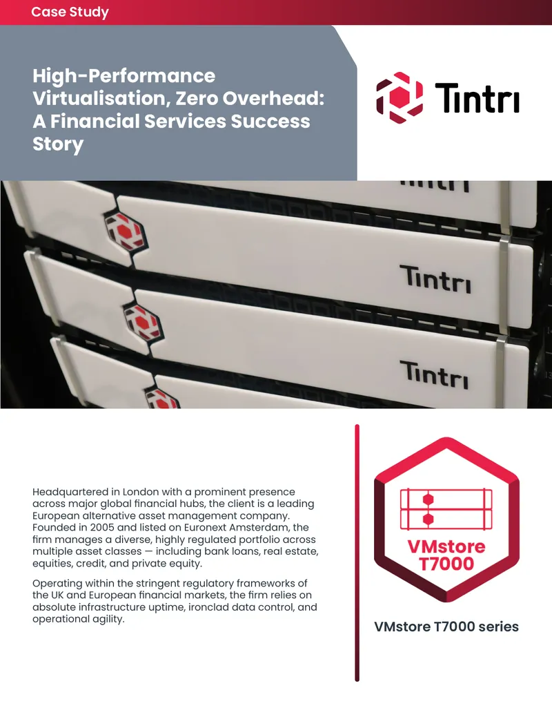 High-Performance Virtualisation for Financial Services