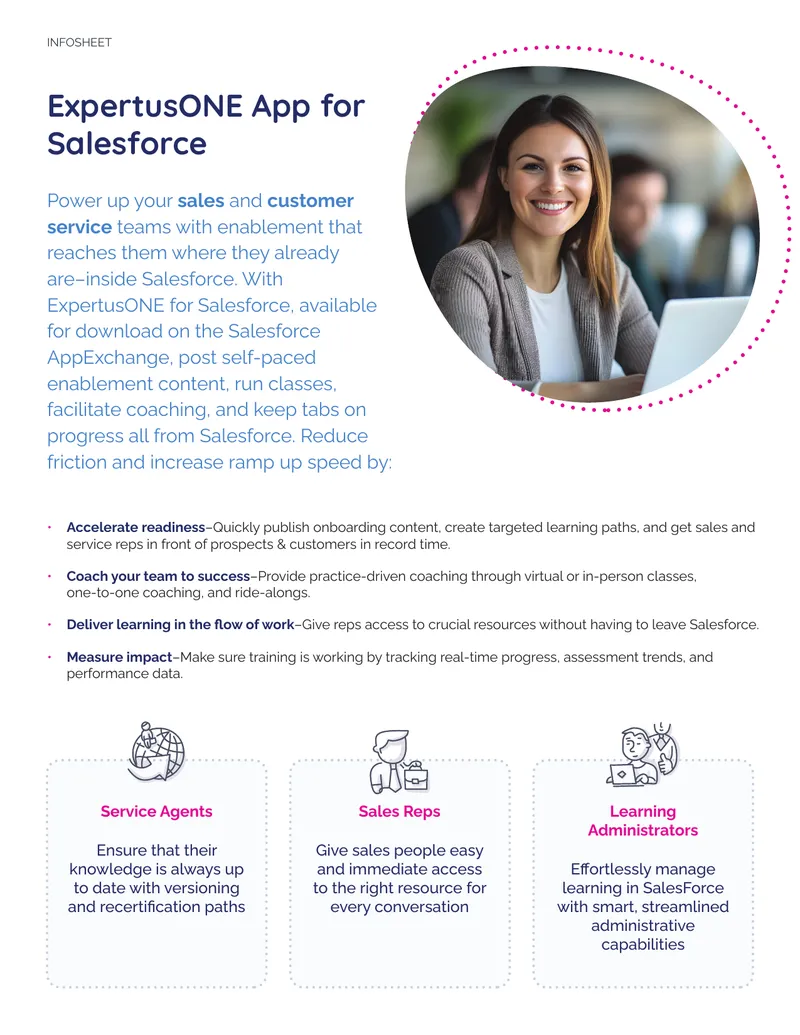 ExpertusONE App for Salesforce Functionality Overview