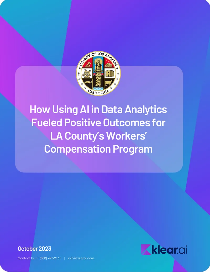 AI in Data Analytics for Workers' Compensation