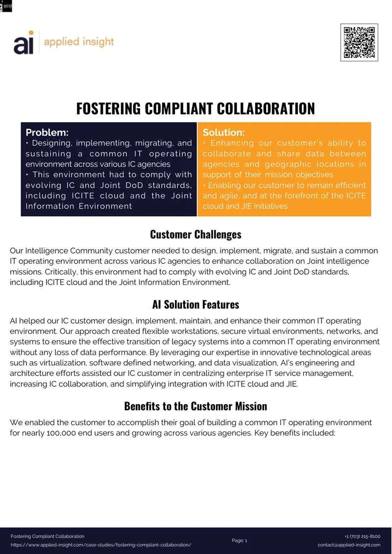 Fostering Compliant Collaboration in IT Environments