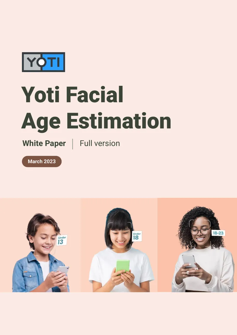 Yoti Facial Age Estimation Technology White Paper