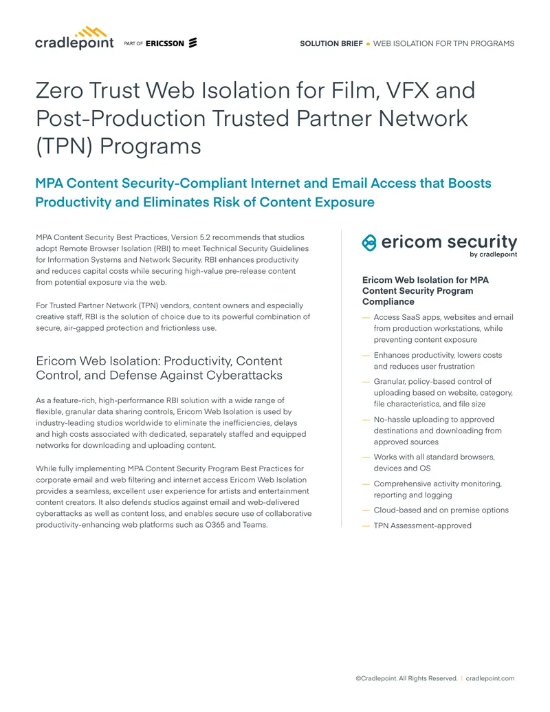 Web Isolation for Trusted Partner Network Programs