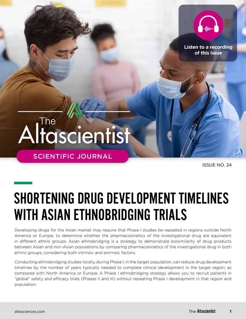 Shortening Drug Development Timelines with Asian Ethnobridging Trials