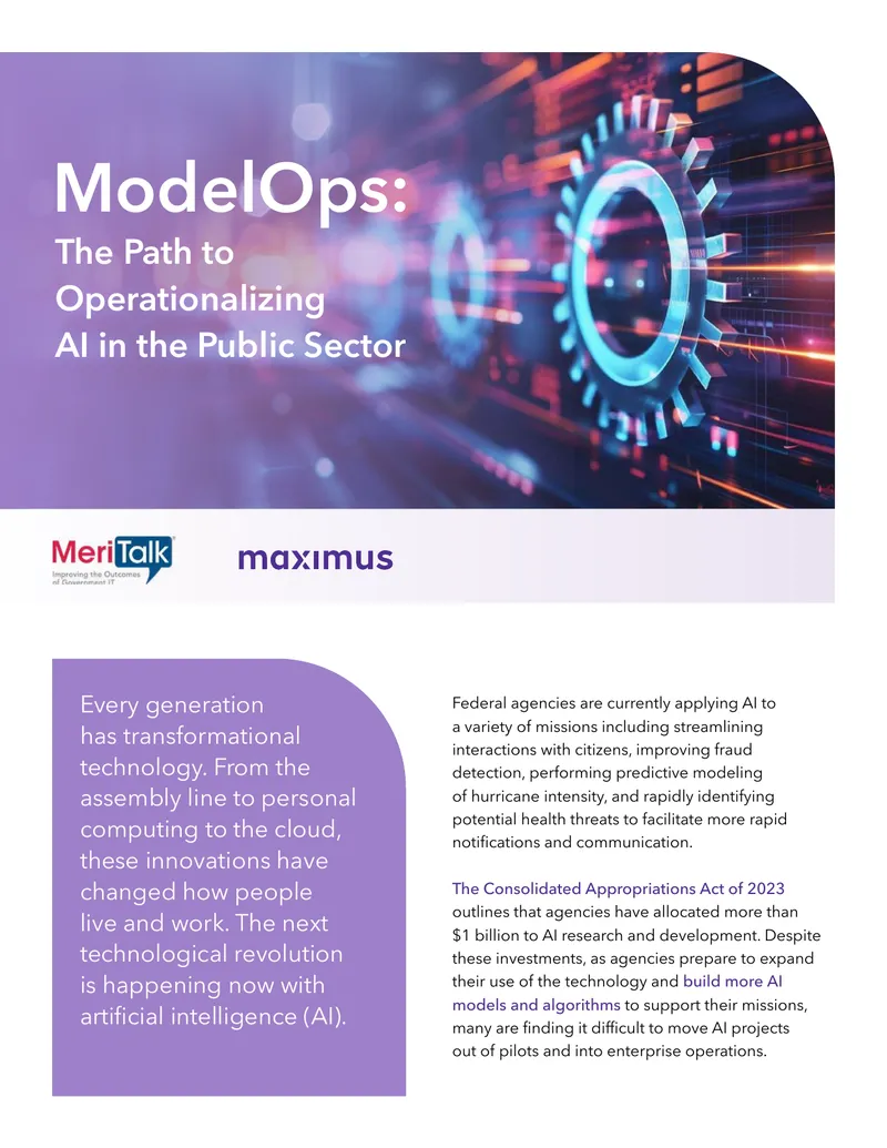 ModelOps Implementation for AI in Federal Agencies
