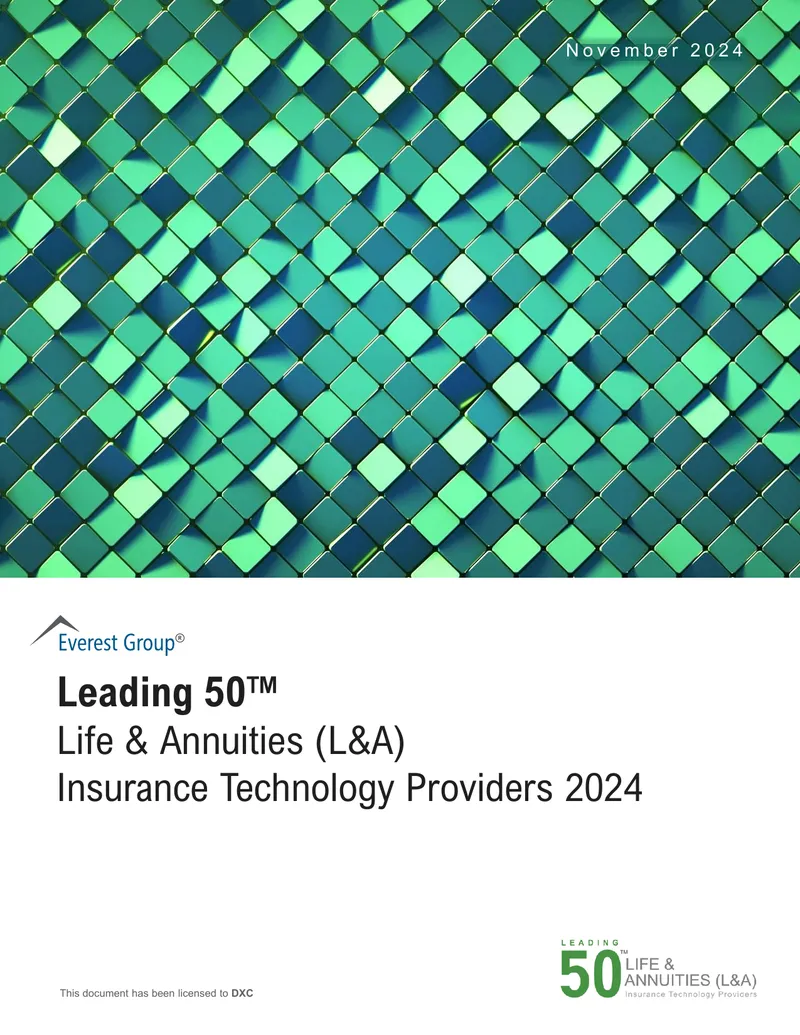 Leading 50 Life & Annuities Insurance Technology Providers 2024