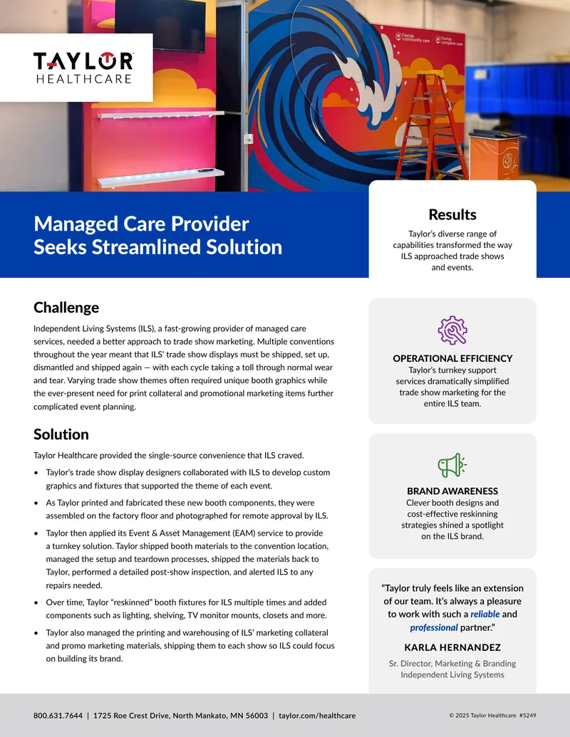 Trade Show Marketing Solution for ILS