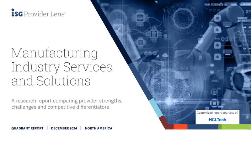 Manufacturing Industry Services and Solutions Quadrant Report preview page 1