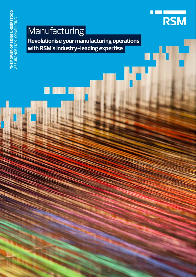 Manufacturing Sector Support and Services Overview