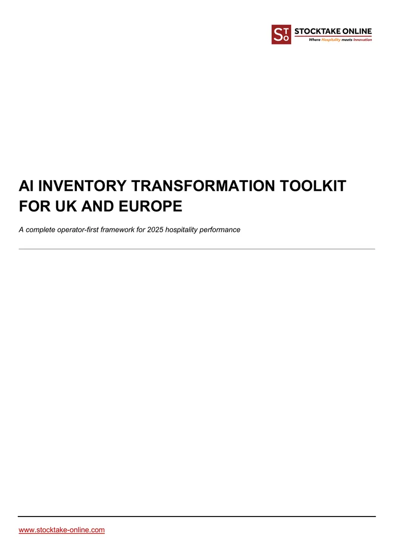 AI Inventory Transformation Toolkit for Hospitality