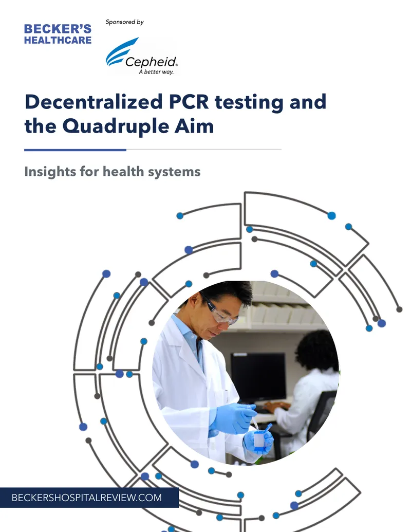 Decentralized PCR Testing and the Quadruple Aim