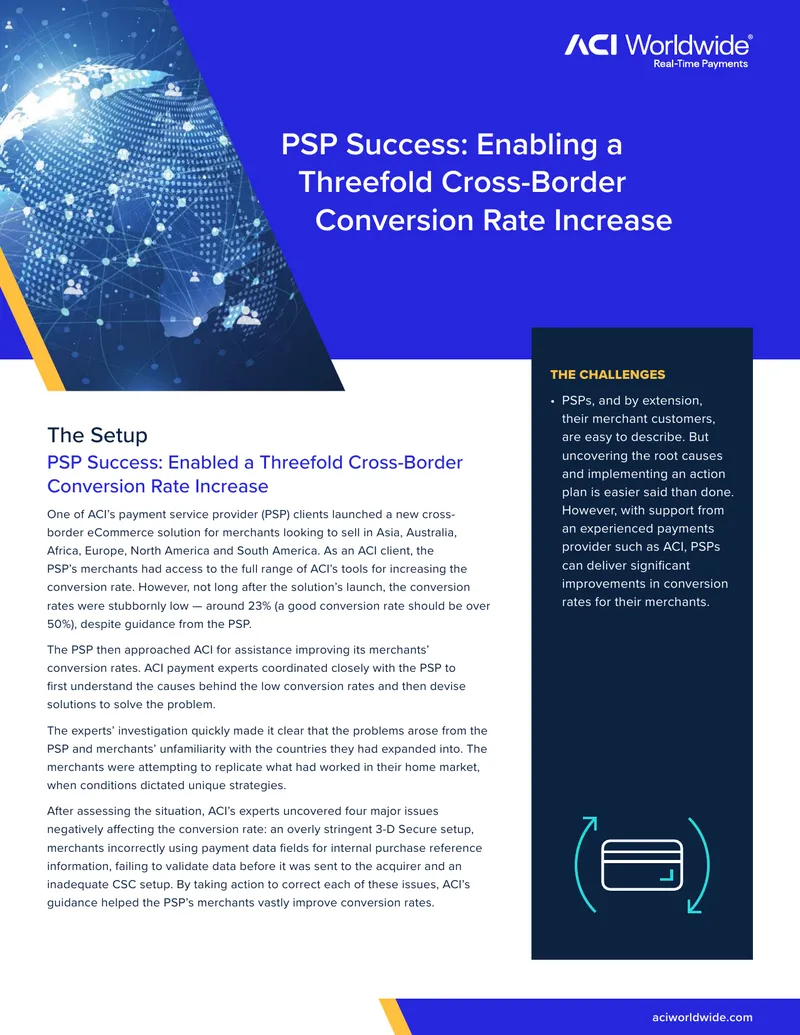 Cross-Border Conversion Rate Improvement Case Study preview page 1
