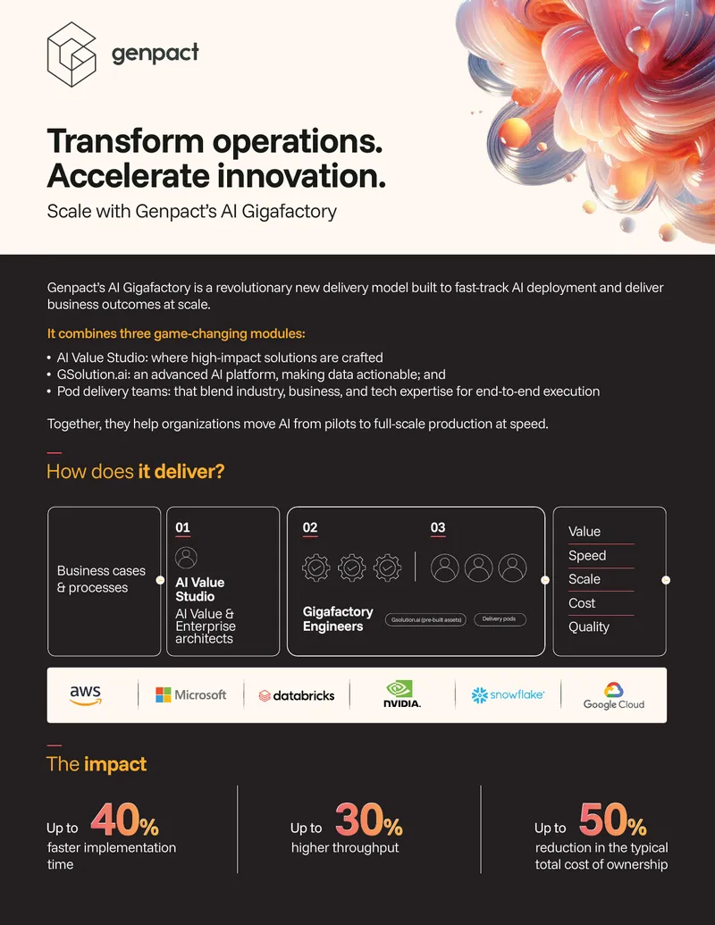 Genpact AI Gigafactory Delivery Model