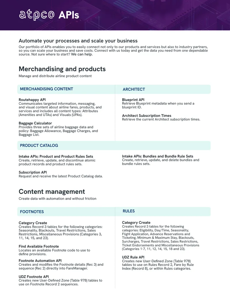 API Integration for Airline Automation Processes