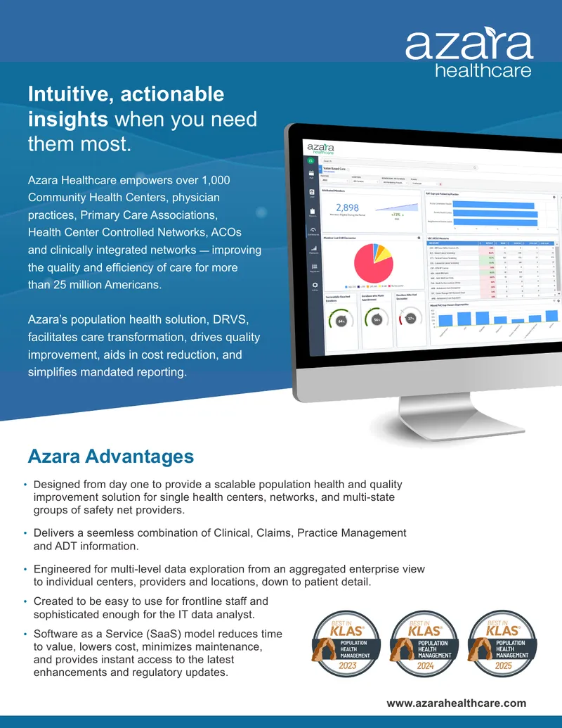 Population Health Management Solution Overview