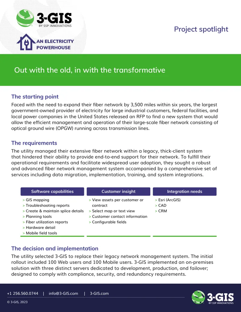 Fiber Network Management System Implementation Case Study