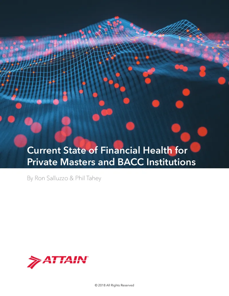 Current Financial Health of Private Masters and BACC Institutions