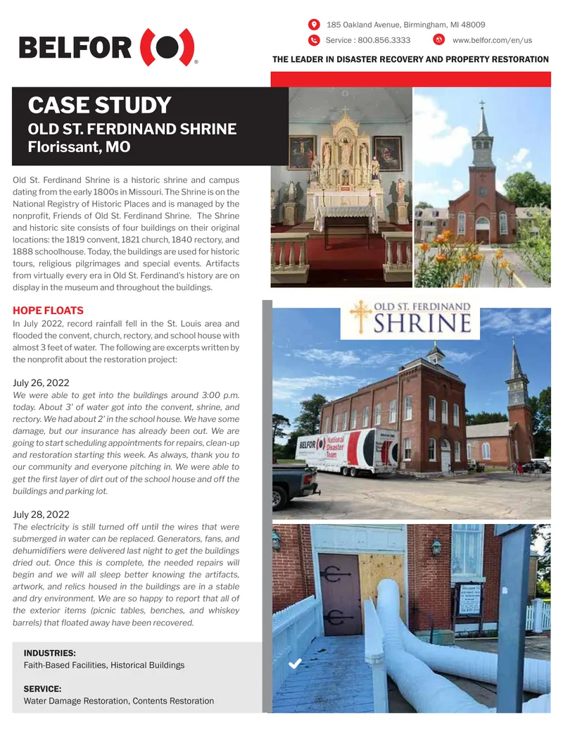 Old St. Ferdinand Shrine Restoration Case Study